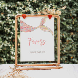 Sjöjungfru Svan föredrar födelsedagsskylt Poster