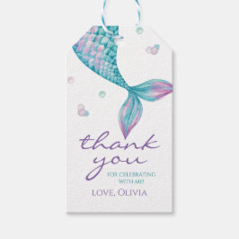 Sjöjungfru Svan under Havsdagen gynnar Märkrn Gift Presentetikett