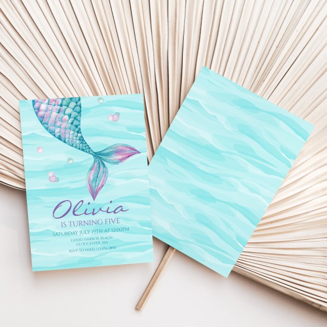 Sjöjungfru Svan under inbjudan till havets födelse (Skapare uppladdad)