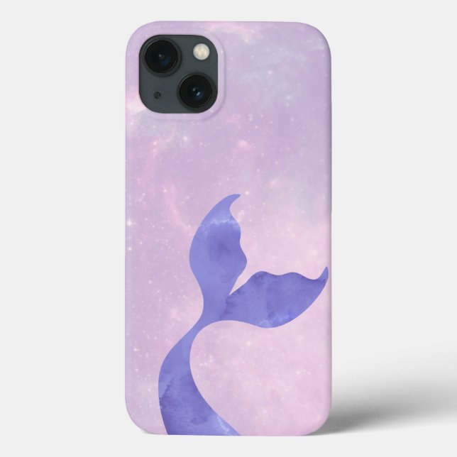 Sjöjungfru Svans Lila Fantasi Case-Mate iPhone Fod (Baksida)