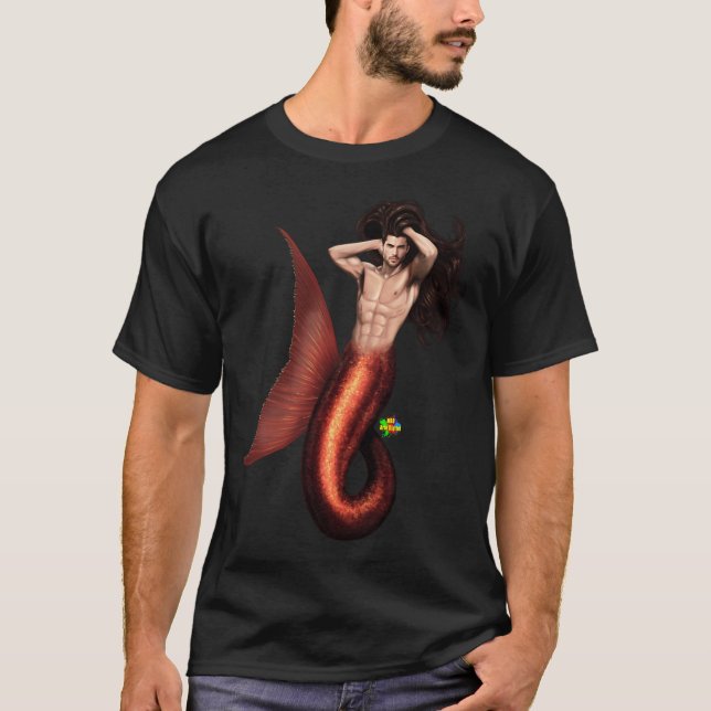sjöjungfru t shirt (Framsida)