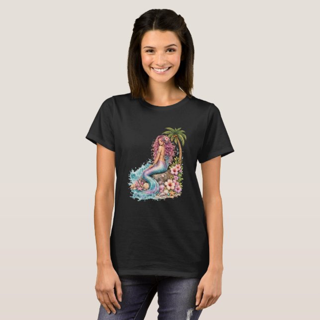 Sjöjungfru  t shirt (Hel framsida)