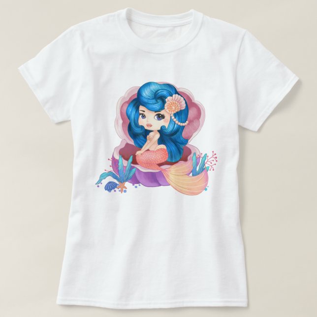 Sjöjungfru T-Shirt (Design framsida)