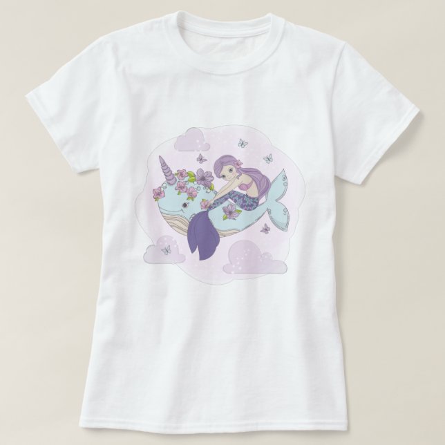 Sjöjungfru T-Shirt (Design framsida)