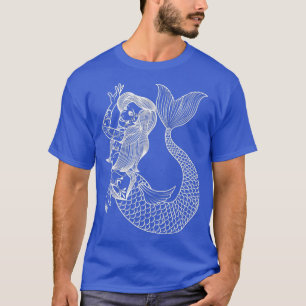 Sjöjungfru Tattoo Vintage Sjöjungfru Art Tattoo Gi T Shirt