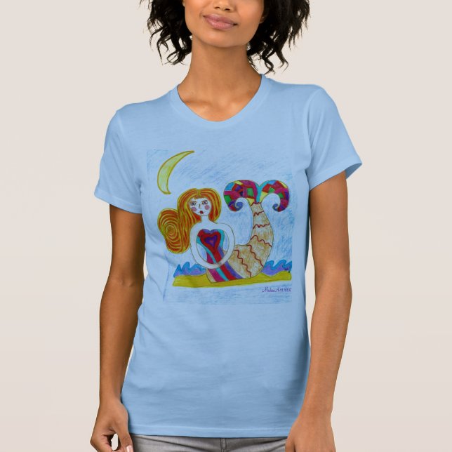 Sjöjungfru, Tee Shirt (Framsida)