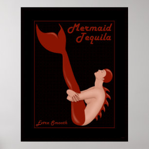 Sjöjungfru Tequila Poster