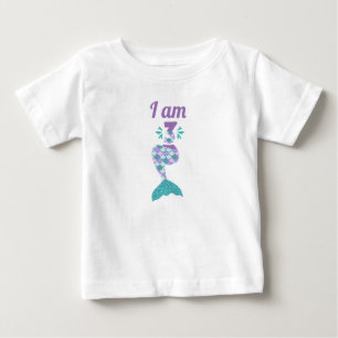 Sjöjungfru Tredje Födelsedag T Shirt