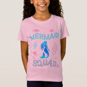 Sjöjungfru Trupp Födelsedagsfest T Shirt