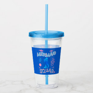 Sjöjungfru Trupp Födelsedagsfest Take Away Mugg