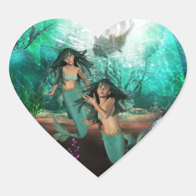 Sjöjungfru Twillingar - etikett (Framsida)