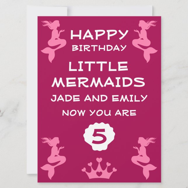 Sjöjungfru Twin Sisters (Framsida)