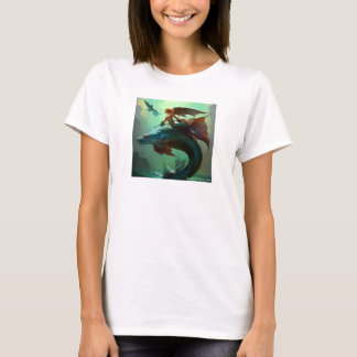 "Sjöjungfru under flygning" av Juan Cabana 2024 NE T Shirt