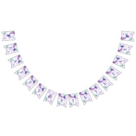 Sjöjungfru Under födelsedagsfesten av havet Vimplar