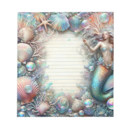 Sjöjungfru under havet anteckningsblock
