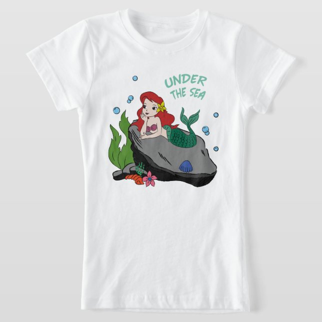 sjöjungfru under havet t shirt (Laydown)