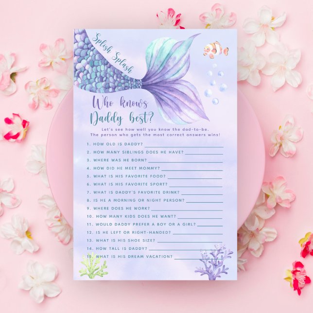 Sjöjungfru under havet Vem känner pappa bäst (Skapare uppladdad)