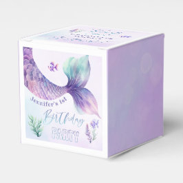 Sjöjungfru Under havets födelsedagsfest tack Presentaskar