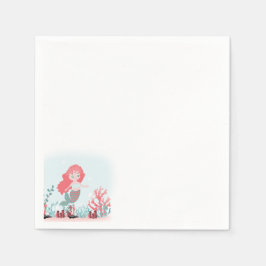Sjöjungfru under Havsdagen Pappersservett