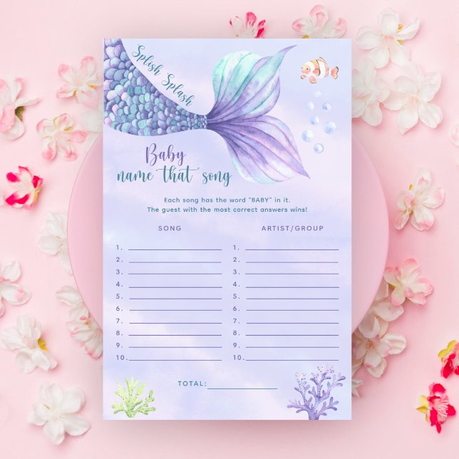 Sjöjungfru Under havsområdet Baby namn den sång vi (Skapare uppladdad)