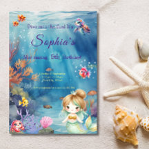 Sjöjungfru under havsytan tränger in i Roligtens F