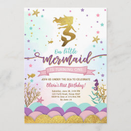 Sjöjungfru under Lila av  vid sjödagsinbjudan Inbjudningar