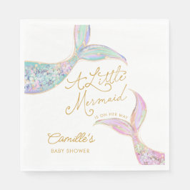 Sjöjungfru under Sea Baby Shower Pappersservett