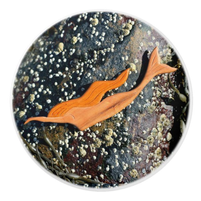 sjöjungfru under vatten knopp (Framsidan)