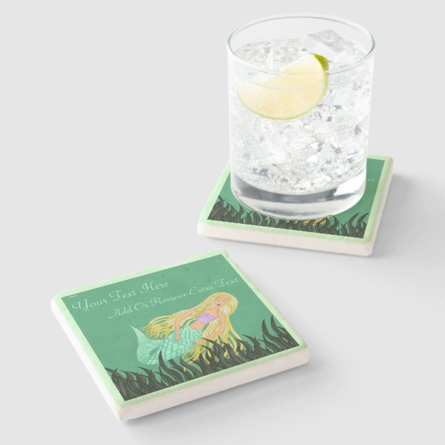 Sjöjungfru Underlägg Sten (Sidan)