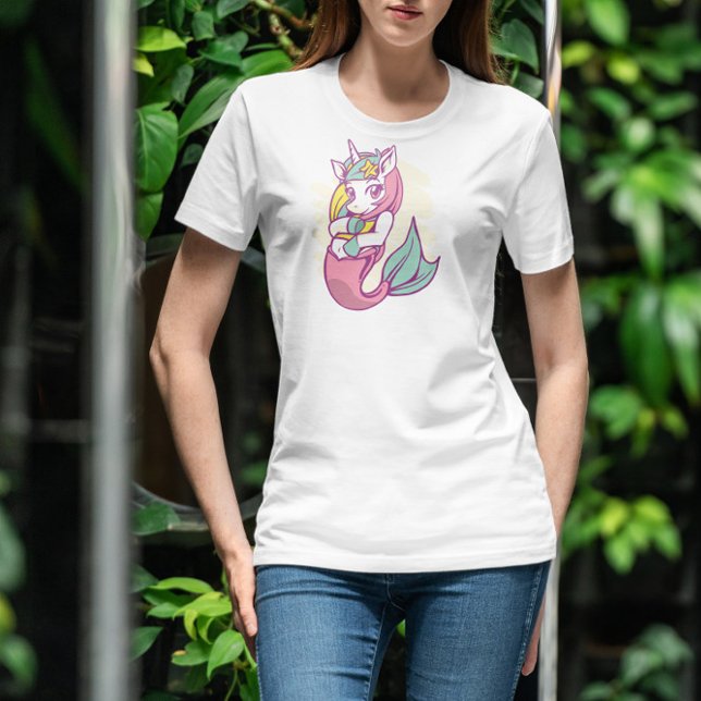 Sjöjungfru Unicorn T Shirt (Skapare uppladdad)