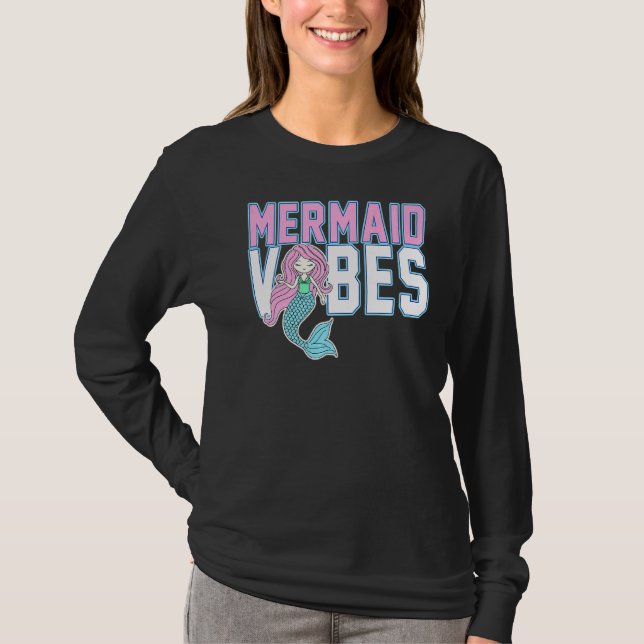 Sjöjungfru Vibes T Shirt (Framsida)