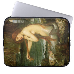 Sjöjungfru vid JW-waterhousen, Laptop Sleeve