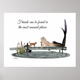 Sjöjungfru vid Poster av sjödockning