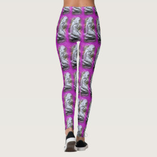 sjöjungfru vid sten leggings