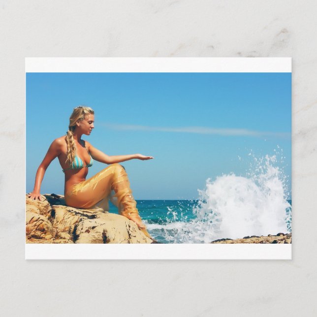 Sjöjungfru Vykort (Framsida)