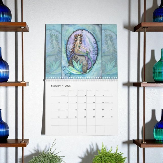 Sjöjungfru Wall Calendar av Molly Harrison Kalender (Skapare uppladdad)
