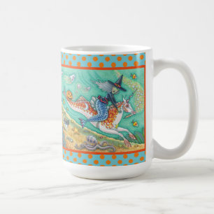 SJÖJUNGFRU WITCH, HALLOWEEN MERHORSE PONY CLASSIC KAFFEMUGG