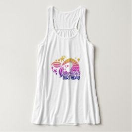 Sjöjungfru Womens Plus Storlekt Tanktop Linne Med Racerback