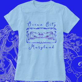 Sjöjungfruar för den radikala Eleganten i Ocean Ci T Shirt