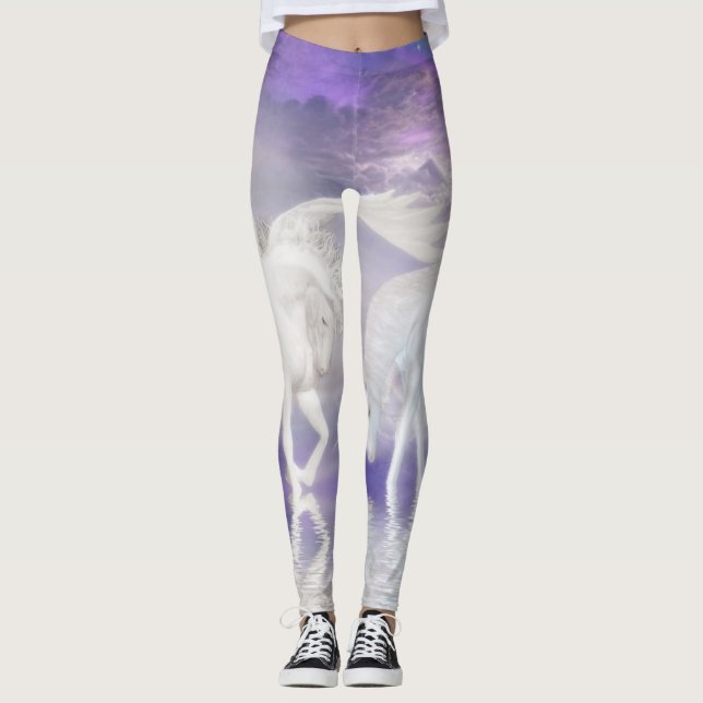 Sjöjungfruar för Ostara feunicorns Leggings (Framsida)