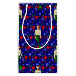 sjöjungfruar från Santa blonde merman ful julafton