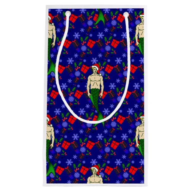 sjöjungfruar från Santa blonde merman ful julafton (Framsidan)