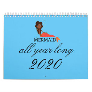Sjöjungfruar hela året 2020 kalender