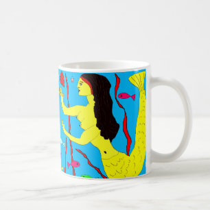 sjöjungfruar kaffemugg