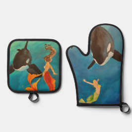 Sjöjungfruar med Orcas