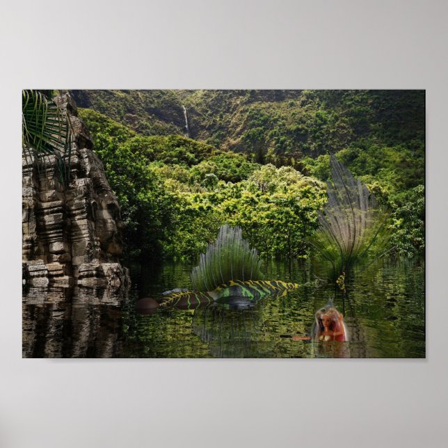 Sjöjungfruar med roligt. poster (Framsidan)