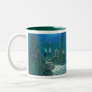Sjöjungfruar Mélange 1 Two-Tone Mugg