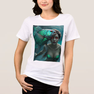 Sjöjungfruar och monster t shirt