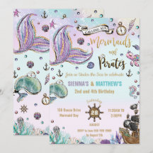 Sjöjungfruar och Pirater Twillingar under Havets d