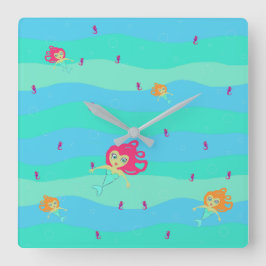 Sjöjungfruar och sjöar, fyrkantiga klockor